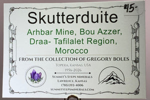 Skutterduite, Arhbar Mine, Morocco