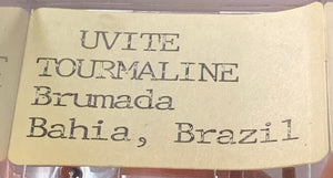 Uvite Tourmaline, Brumada, Brazil