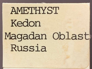 Amethyst, Kedon, Russia