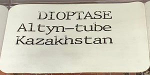 Dioptase, Altyn-Tube, Kazakhstan
