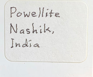 Powellite, India