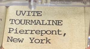Uvite Tourmaline, Pierrepont, New York