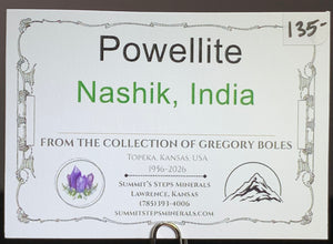 Powellite, India