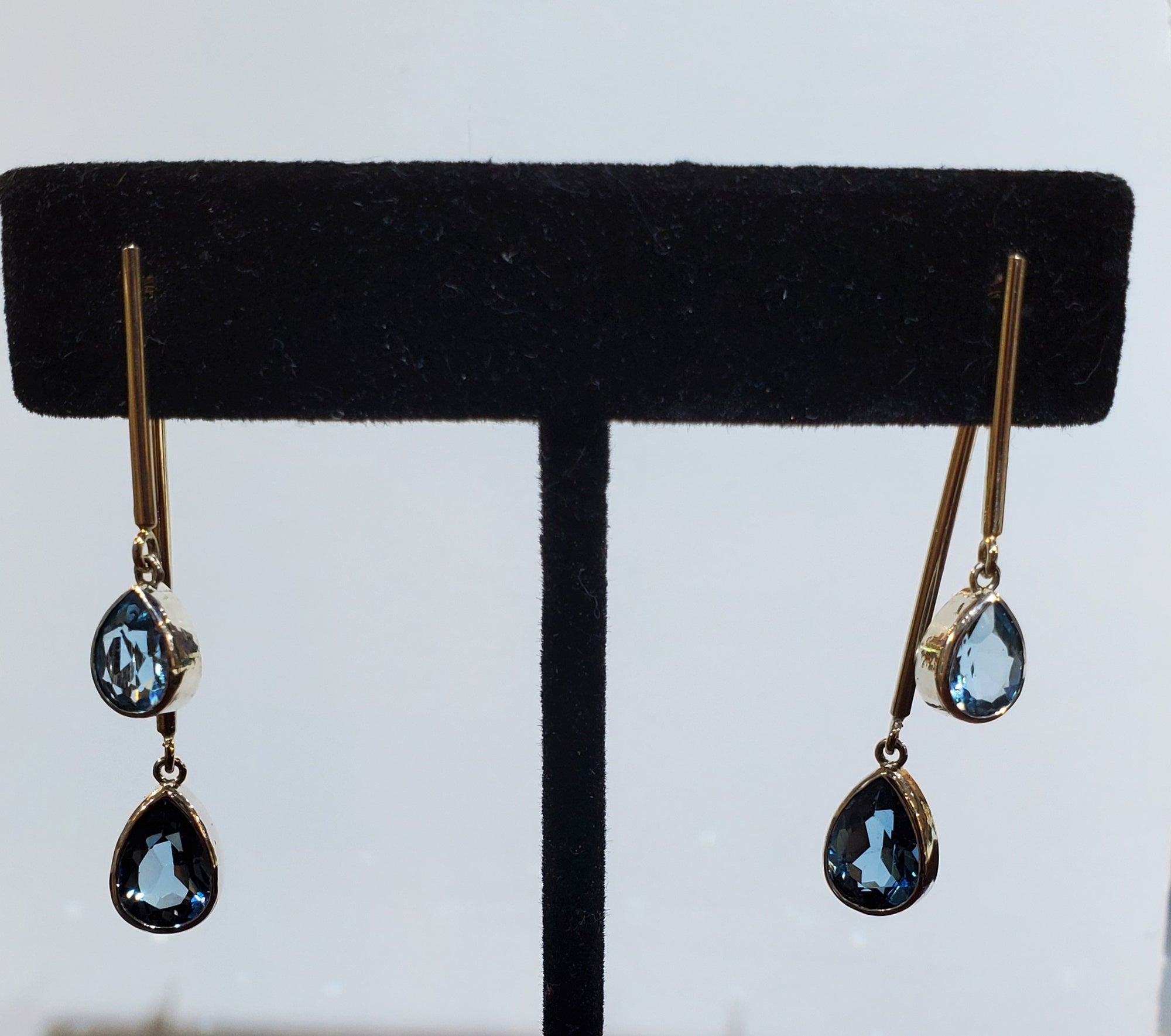 Topaz earrings