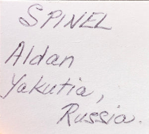 Spinel, Aldan, Russia