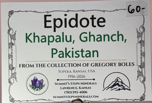 Epidote, Khapalu, Pakistan