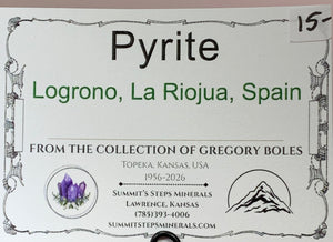 Pyrite, Logrono, Spain
