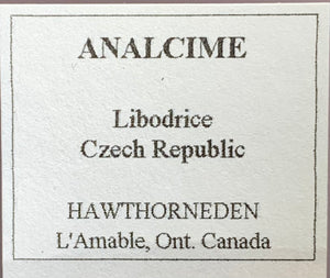 Analcime, Czech Republic
