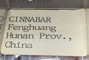 Cinnabar, China