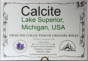 Calcite, Lake Superior, Michigan, USA