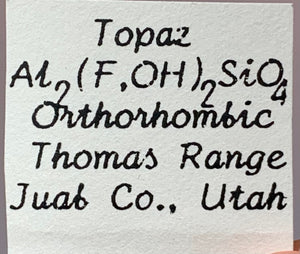 Topaz, Thomas Range, Utah