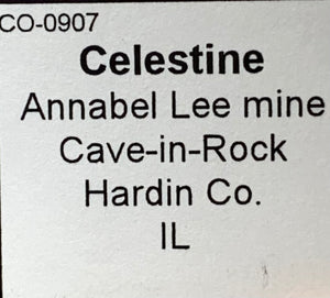 Celestine, Annabel Lee Mine, ILLinios
