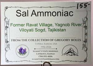 Sal Ammoniac, Former Ravat Village, Tajikistan