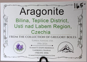Aragonite, Bilina, Czechia