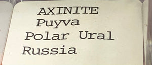 Axinite, Puiva, Russia
