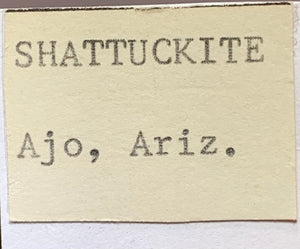 Shattuckite, Ajo, Arizona
