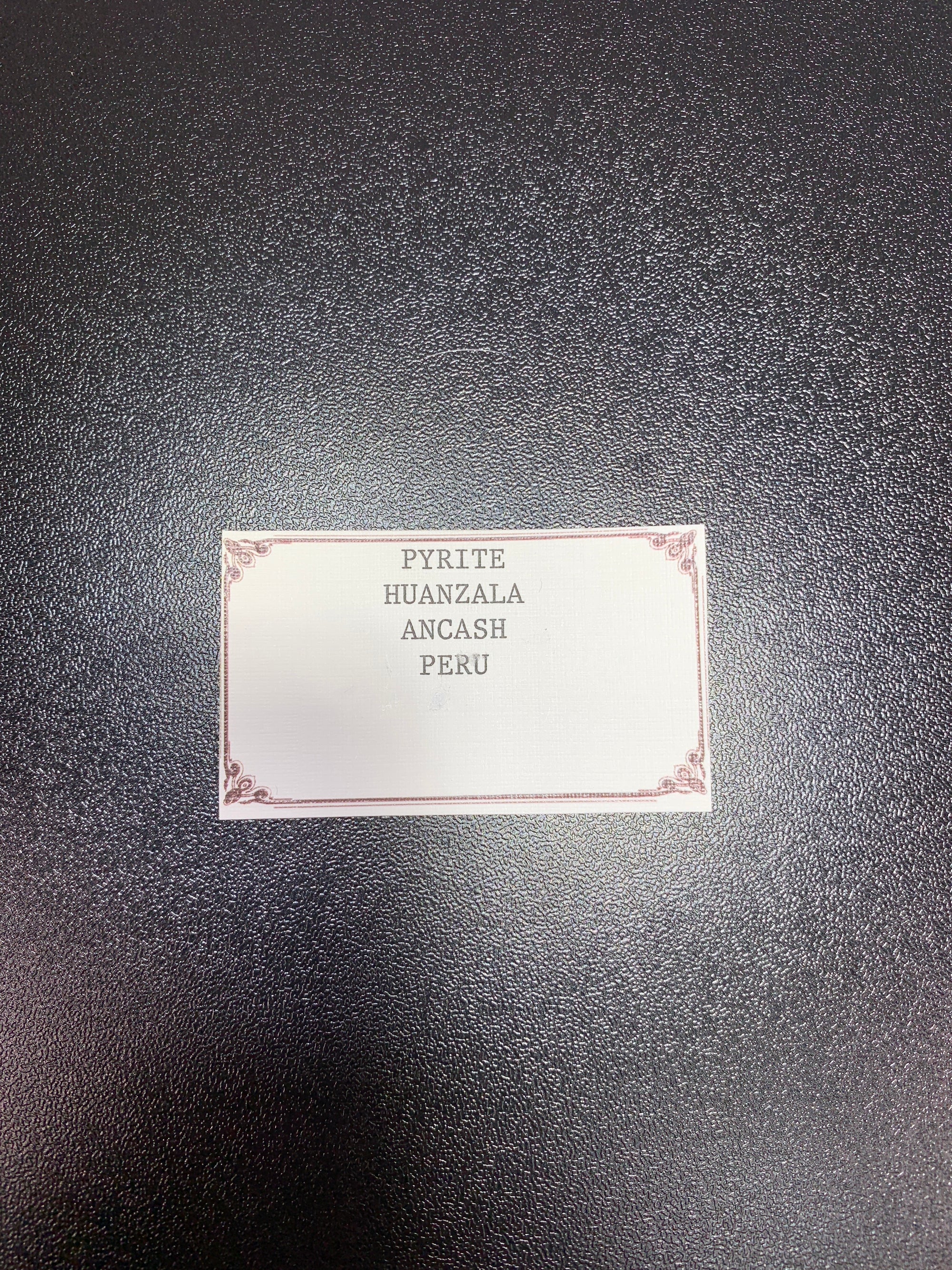 Pyrite, Huanzala Mine, Ancash, Peru.