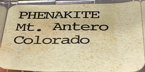 Phenakite, Mt. Antero, Colorado
