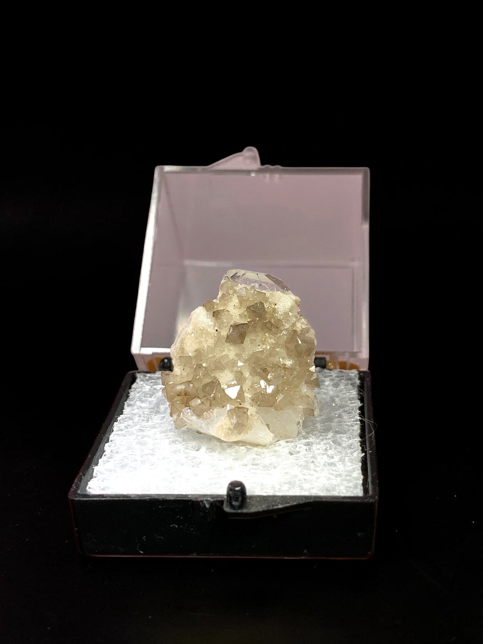 Scheelite on Calite, Yaogangxian Mine, China