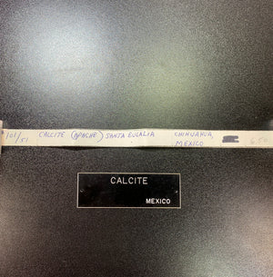 Calcite with Hematite Inclusions, Chihuahua, Mexico.