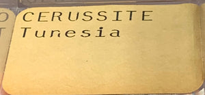 Cerussite, Tunisia
