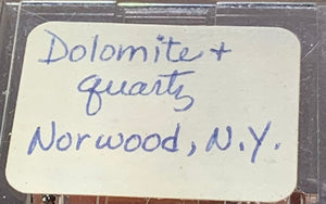 Dolomite w/ Quartz, Norwood, New York