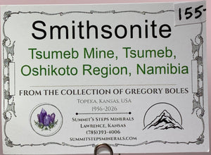 Smithsonite, Tsumeb Mine, Namibia