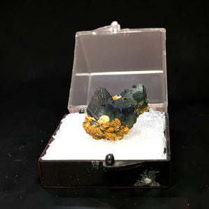 Greenockite on Sphalerite, Patch Mine, Colorado