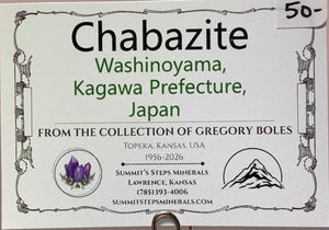 Chabazite, Japan