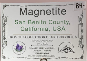 Magnetite, San Benito Co., California