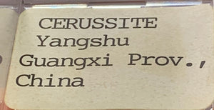 Cerussite, Yangshuo, China