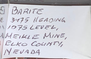 Barite, Meikle Mine, Nevada
