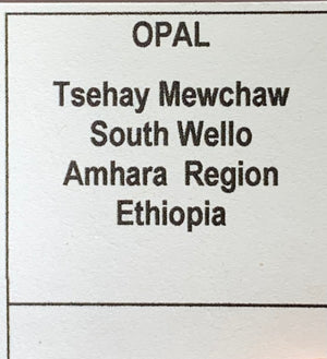 Wello Opal, Tsehay Mewchaw, Ethiopia