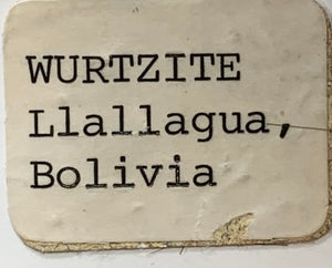 Wurtzite, Bolivia