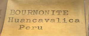 Bournonite, Peru
