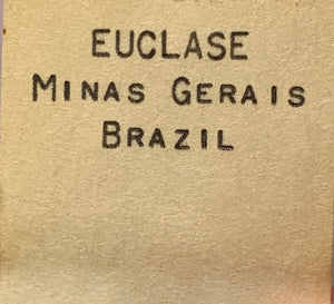 Euclase, Brazil