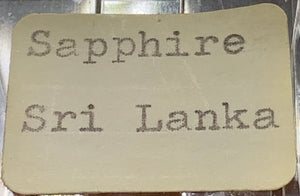 Sapphire, Sri Lanka
