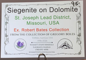 Siegenite on Dolomite, St. Joseph Lead District, Missouri