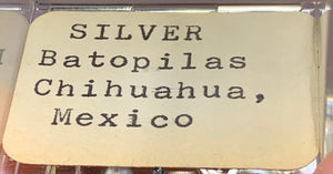 Native Silver, Batopilas, Mexico