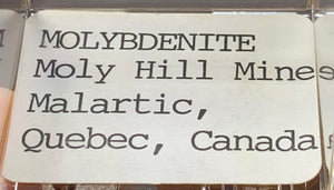 Molybdenite, Moly Hill Mine, Canada