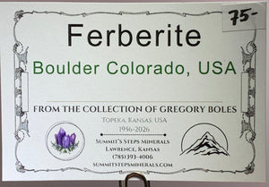 Ferberite, Colorado, USA