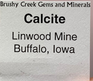 Calcite, Linwood Mine, Iowa