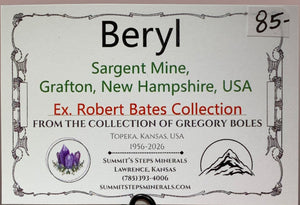 Beryl, Sargent Mine, New Hampshire