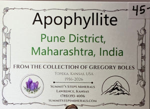Green Apophyllite, India