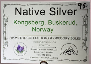 Native Silver, Kongsberg, Norway