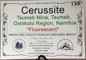Cerussite, Tsumeb Mine, Namibia