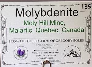 Molybdenite, Moly Hill Mine, Canada