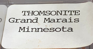 Thomsonite, Grand Marias, Minnesota