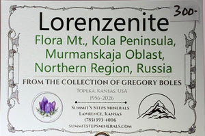 Lorenzenite, Kola Peninsula, Russia
