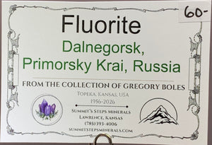 Fluorite, Dalnegorsk, Russia